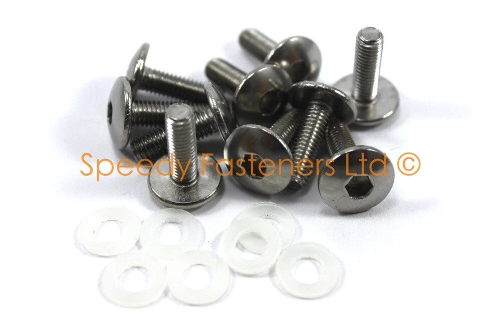 12 x Fairing Panel Bolts, Screws M5 & Clips for Aprilia RSV 1000 Mille RS