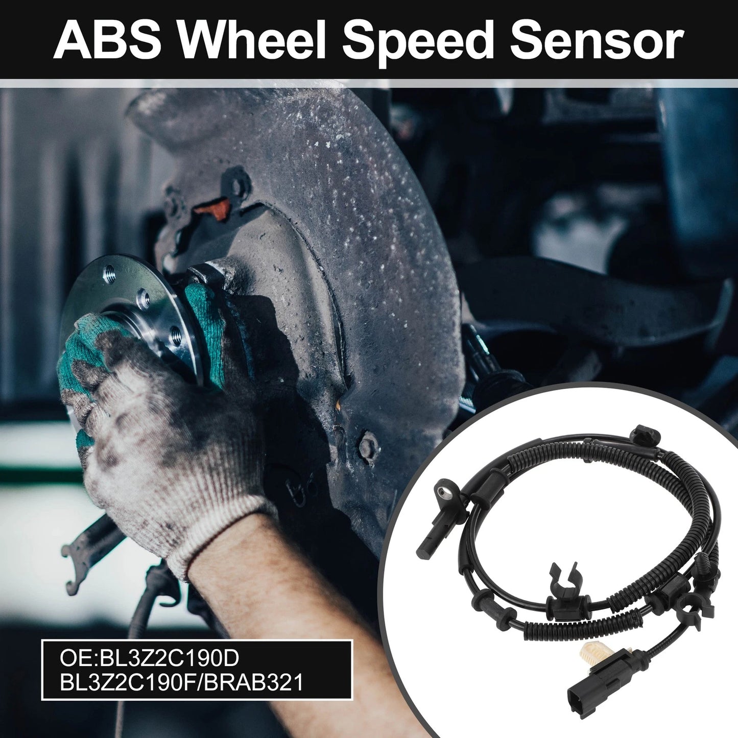 ABS Wheel Speed Sensor for Ford F-150 (2011-2014) - 1 Pc Rear Left