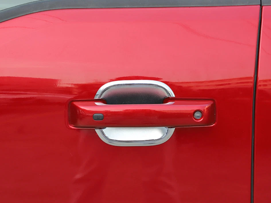 Chrome Door Handle Bowl Lid Cover Trim for Ford F150 2 x 2021-2023