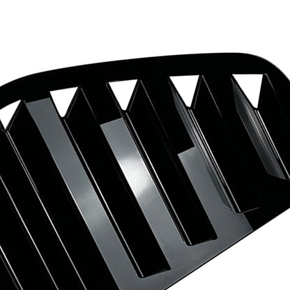 Rear Window Louver Trim for VW GOLF5 (2003-2009) 2 x Gloss Black