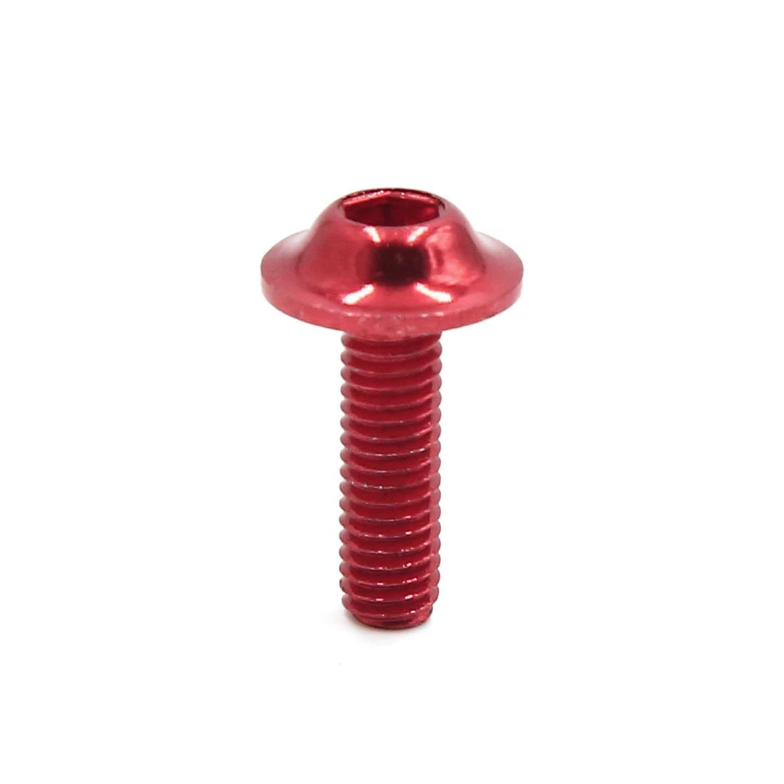 30pcs Universal Red M6 x 20mm Motorcycle Metal Fairing Hexagon Bolts Screws