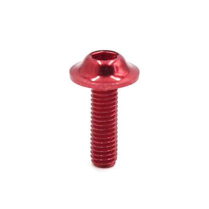 30pcs Universal Red M6 x 20mm Motorcycle Metal Fairing Hexagon Bolts Screws