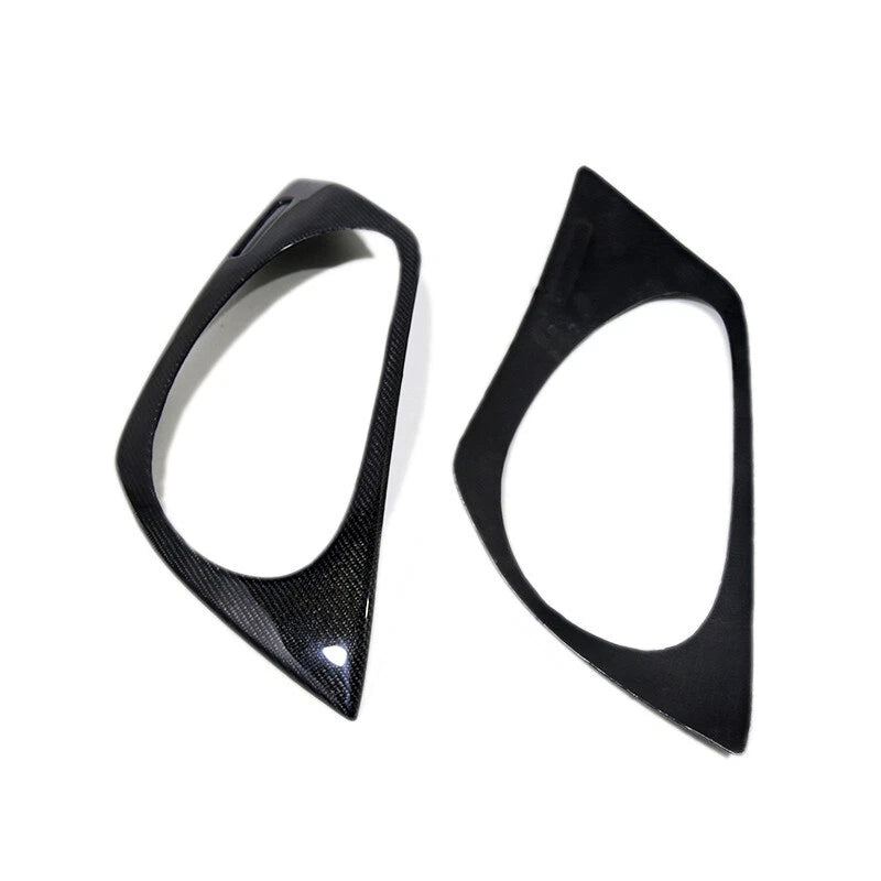 Carbon Fiber Front Bumper Headlight Cover Trim for 2003-2006 Nissan 350Z