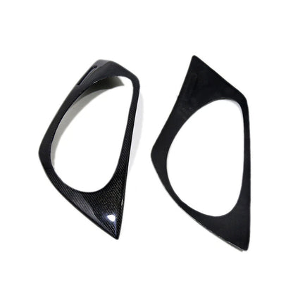 Carbon Fiber Front Bumper Headlight Cover Trim for 2003-2006 Nissan 350Z