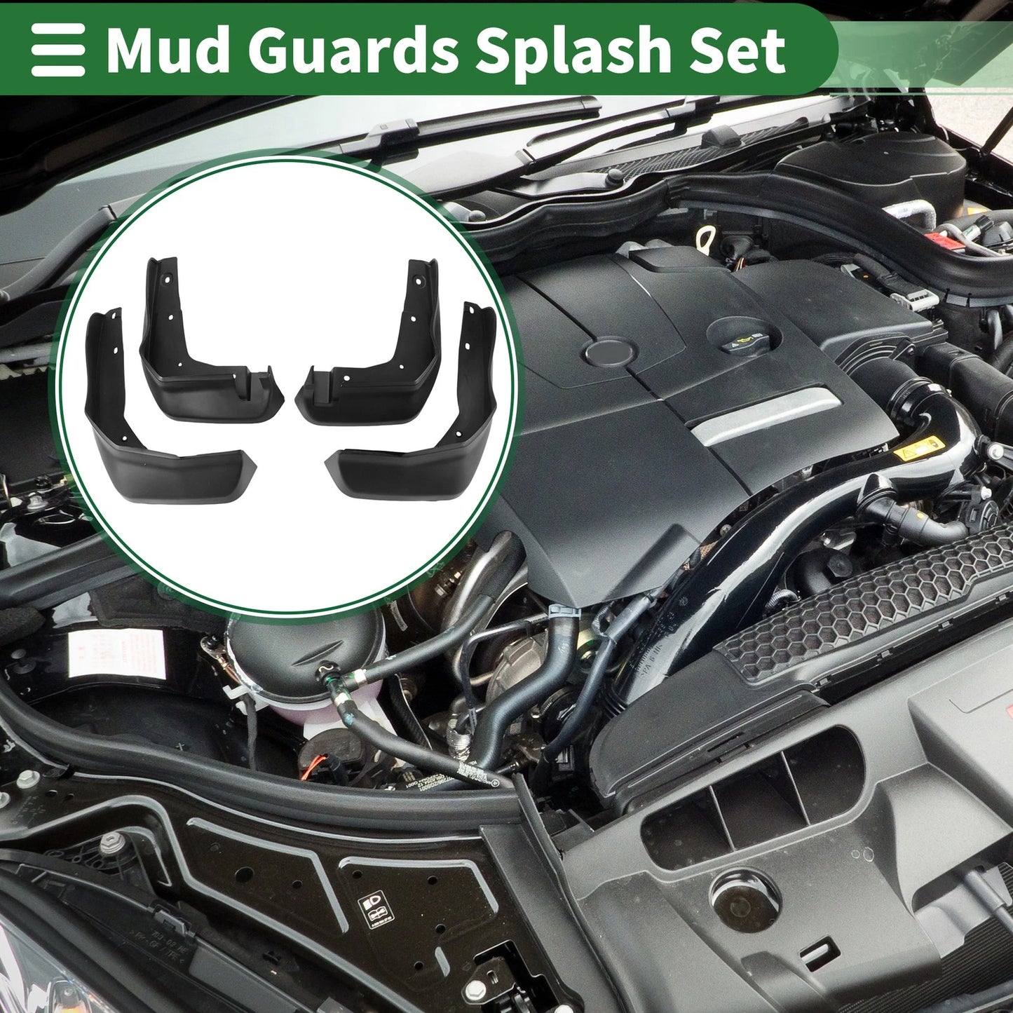 Mud Flaps Splash Guards for Honda Crosstour (2014-2017)