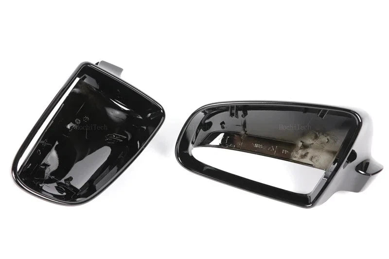 Gloss Black Wing Mirror Caps for Audi A4 B7 (2005–2008)