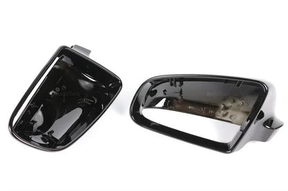 Gloss Black Wing Mirror Caps for Audi A4 B7 (2005–2008)