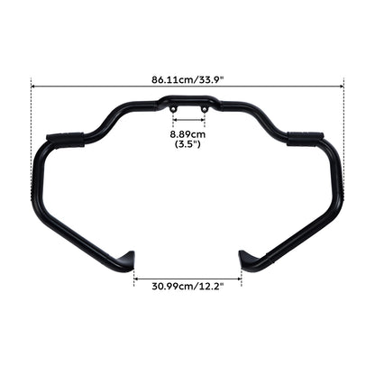 Mustache Engine Guard Bar Lower Vented Fairings for Indian Roadmaster (15-25)