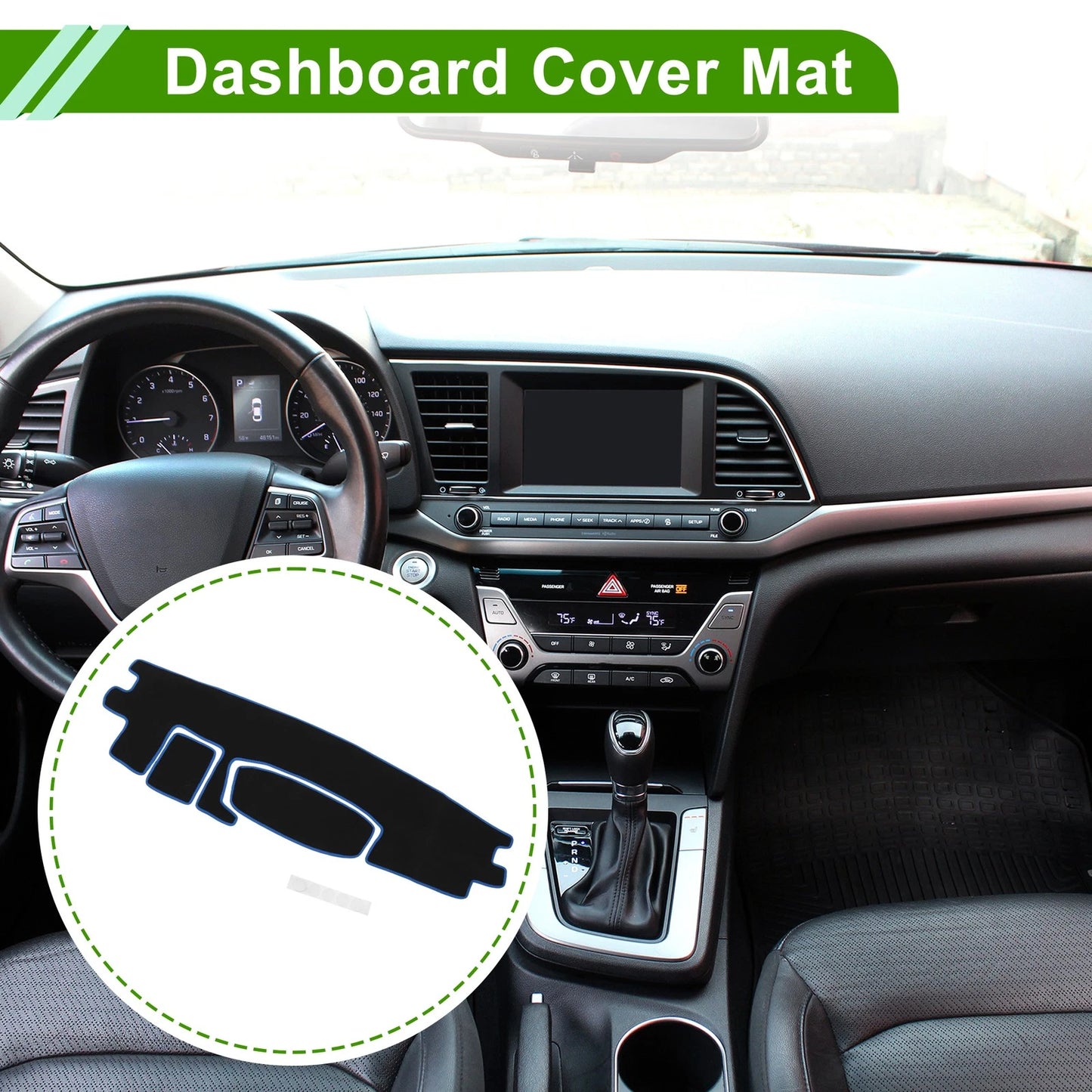 Dashboard Cover 1 Pcs for TOYOTA ROOMY TANK (2016–2020)