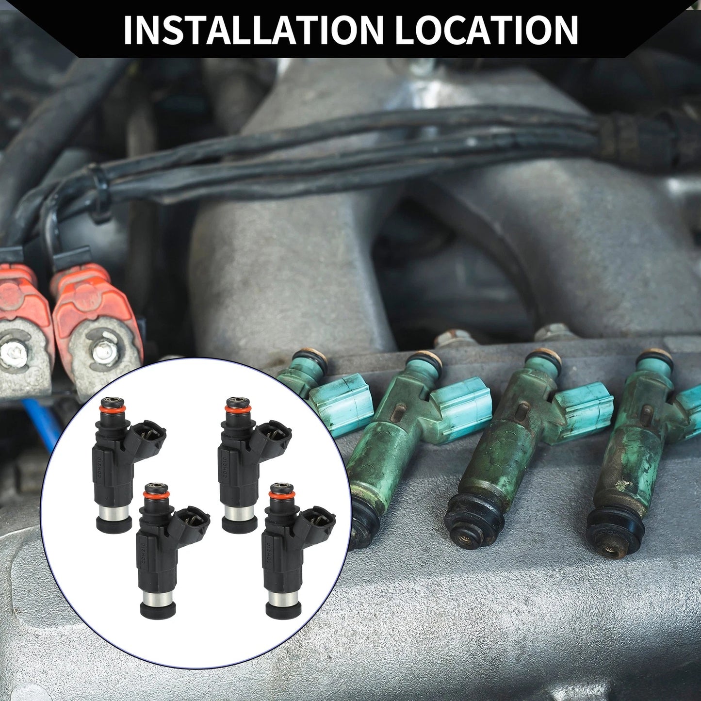 4 x 2.0L Fuel Injector for Chevrolet Tracker (1999 - 2003)
