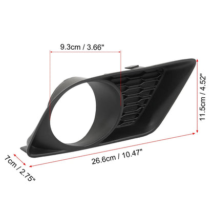 Front Bumper Right Side Fog Light Grille Cover for Dodge Charger