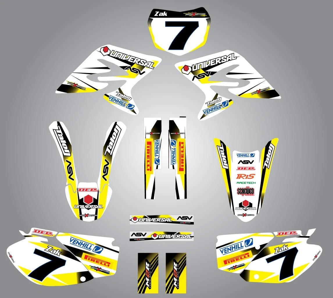 Custom Graphic Kit for Suzuki RMZ 450 (2005-2006)