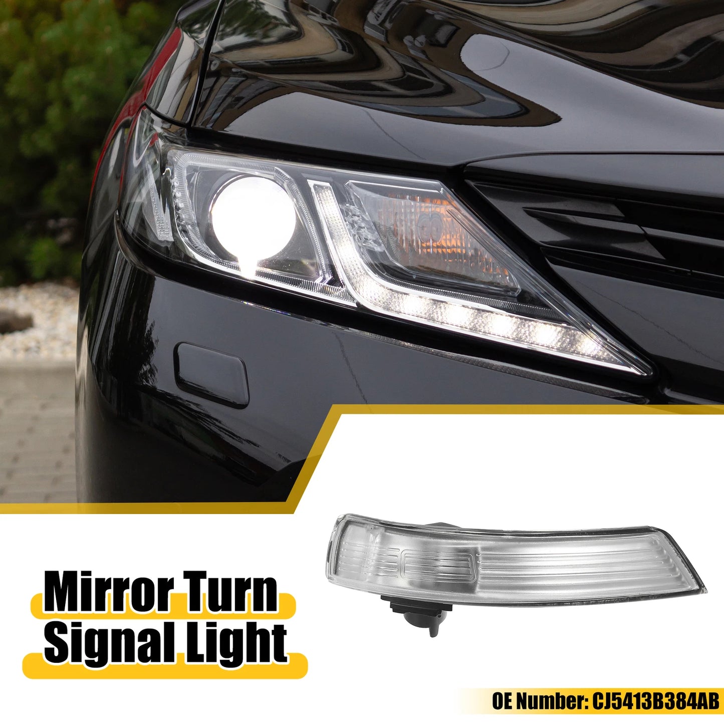 Front Left Side Mirror LED Turn Signal Light for Ford Focus (2012-2018)