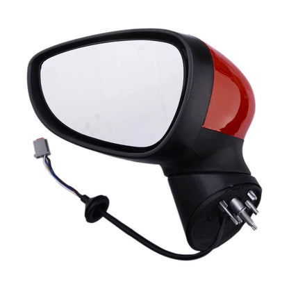Left Electric Wing Door Mirror for Ford Fiesta Mk7 (2013-2017) Red