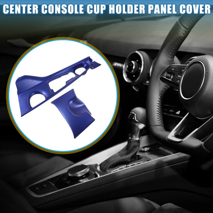 Center Console Cup Holder Panel Cover Trim Blue for Toyota CHR (2017–2021)