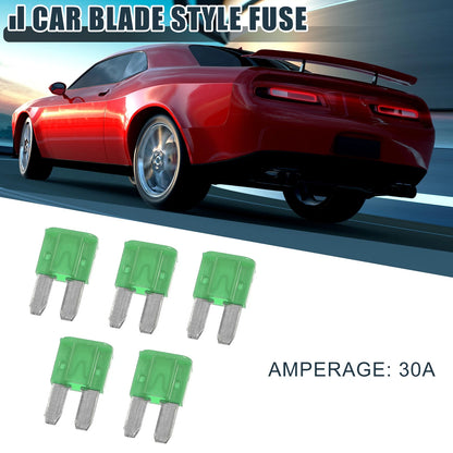 5 x 30A Mini Blade Fuses for Car, Boat, Truck, RV, Motorcycle (N/A)