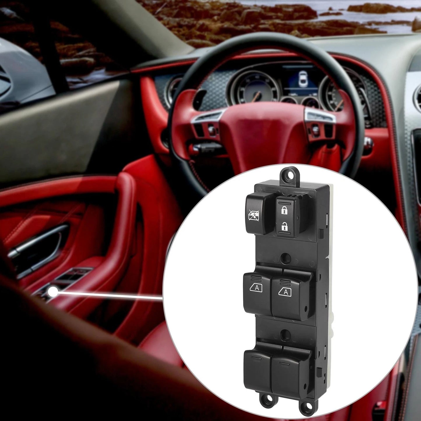 Power Window Master Switch Driver Side for Nissan Pathfinder (2005-2012)