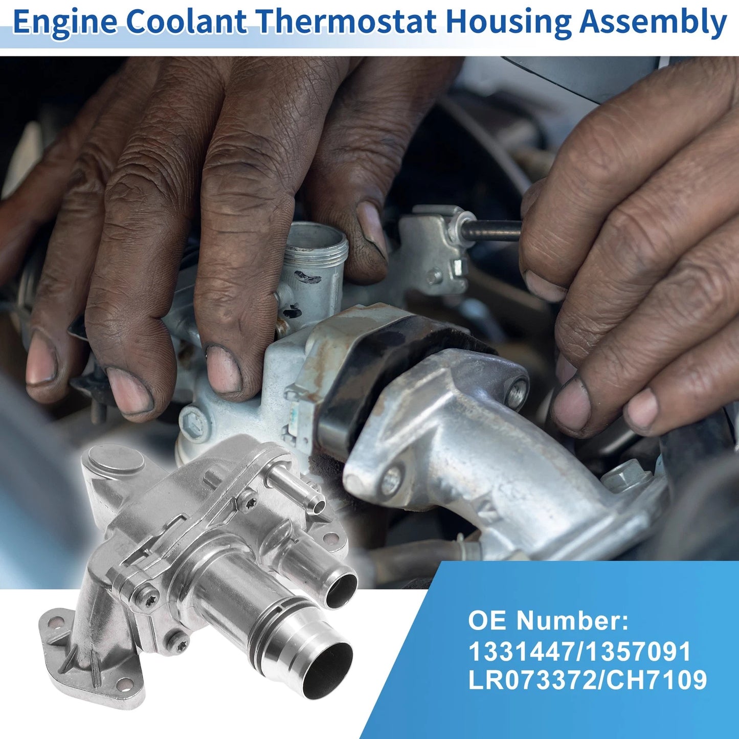 Engine Coolant Thermostat Housing for Land Rover Discovery (1995-2004)