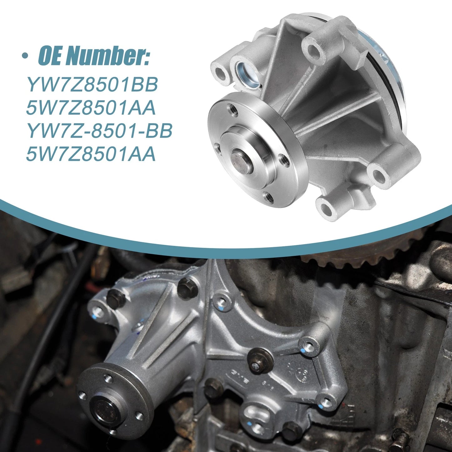 Electric Engine Water Pump for Ford Crown Victoria, Mustang (2003-2011)