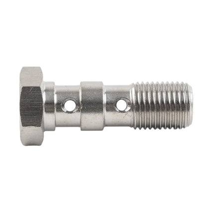 Stainless Double Banjo Bolt 3/8x24 AN3 Brake Adaptor for Make & Model