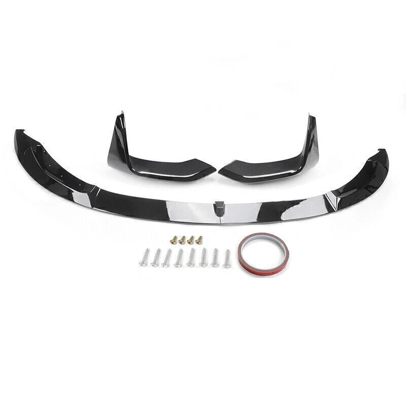 Bumper Diffuser Lip Spoiler Splitter Gloss Black for F80 M3 F82 M4 (2015-2020)
