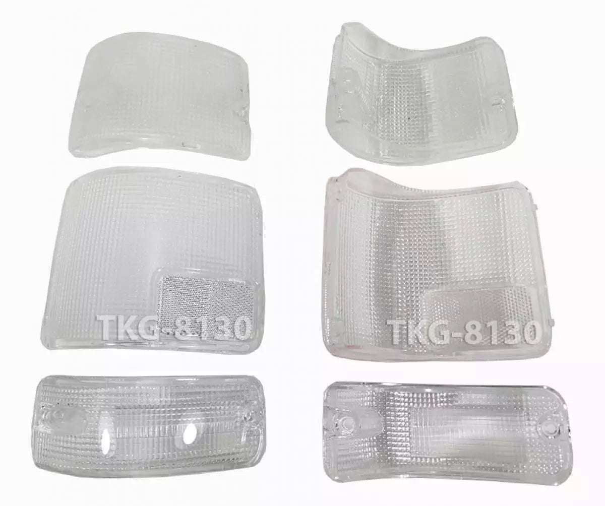 2 x Rear Tail Light Lenses for Honda Passport/Isuzu Pickup/Amigo (89-94)
