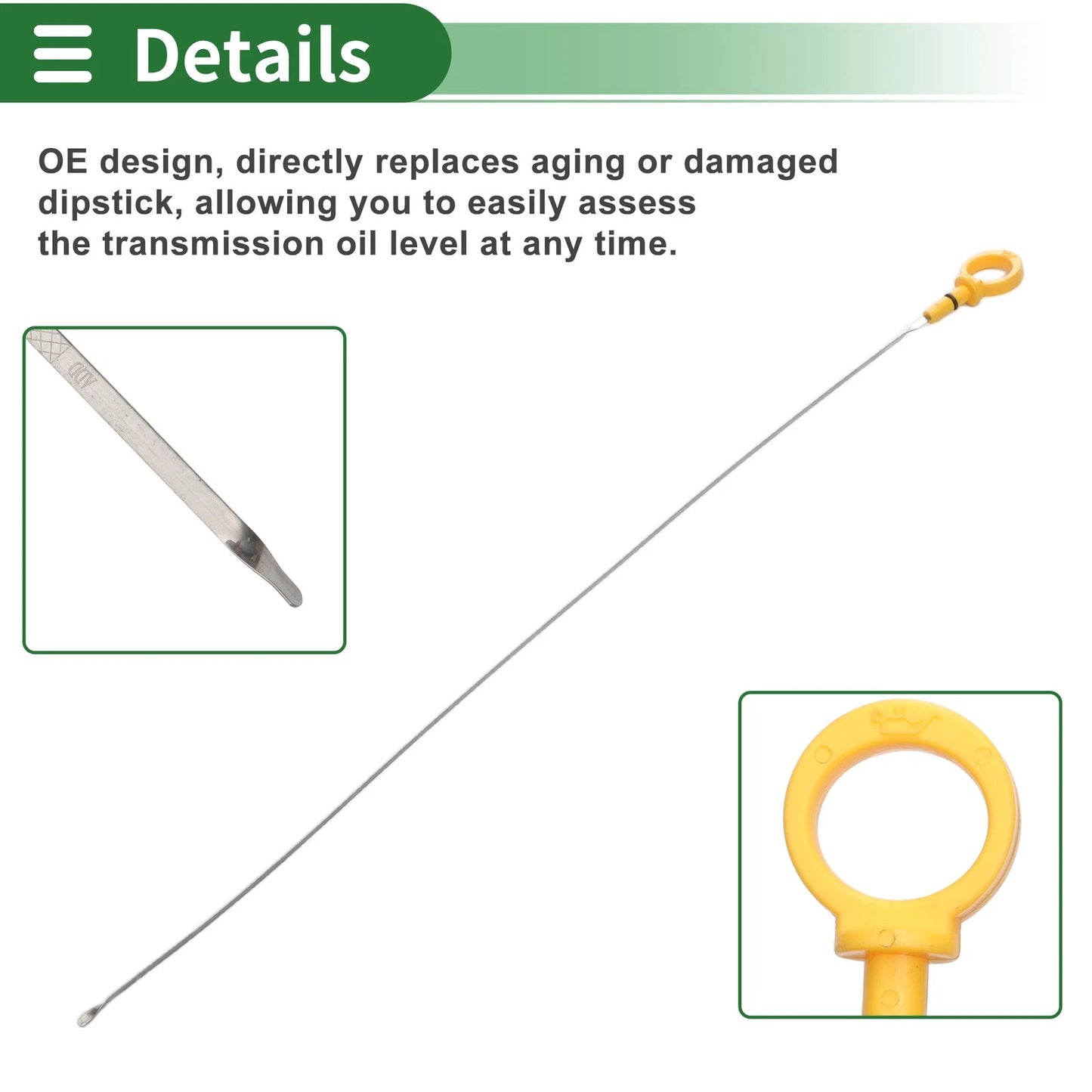 Oil Dipstick for Jeep Grand Cherokee Laredo, Limited, Sport (2005-2010)