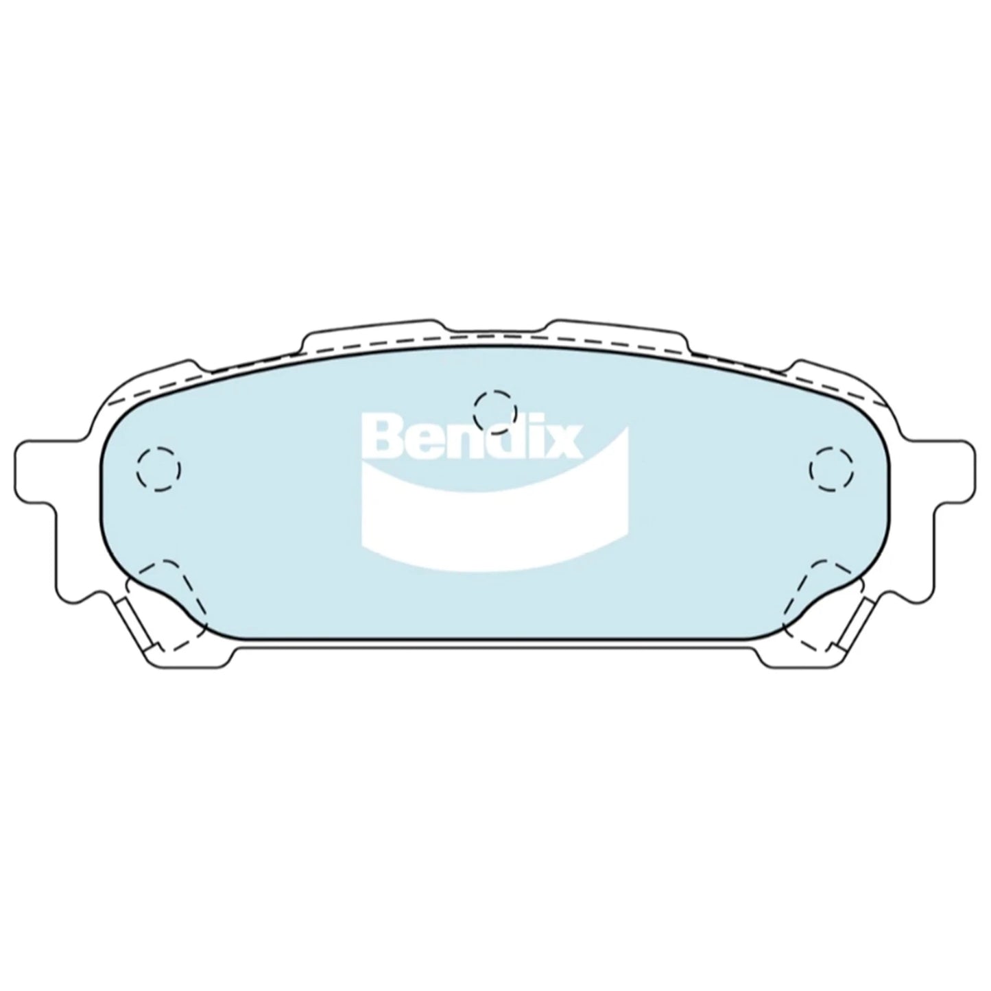 GCT Rear Disc Brake Pad Set for Subaru Liberty (2006-2009)