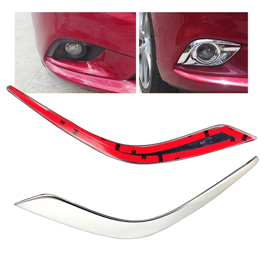 Front Fog Light Eyebrow Covers for Mazda 6 Atenza (2013-2016)