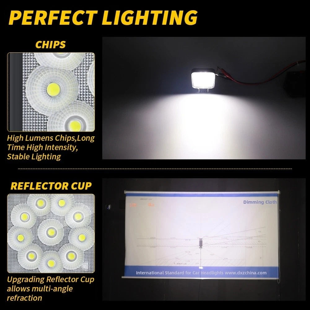 3 Inch LED Flood Light Work Light for Truck Car