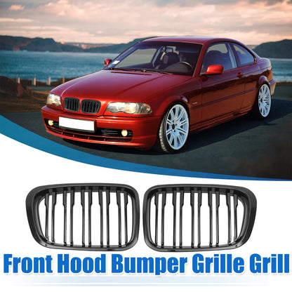 Front Hood Bumper Grille for BMW 323i 325i 325xi 328i E46 (2000-2006)