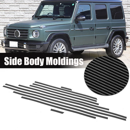 Carbon Fiber Side Molding Trim Set for G Class W464 G63 G55 G500 (2019-2021)
