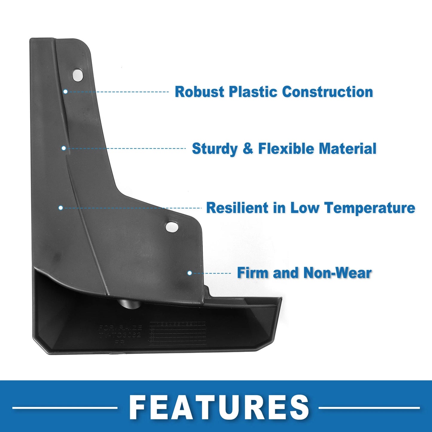 Mud Flap Splash Guards for Toyota Raize (2020-2021)