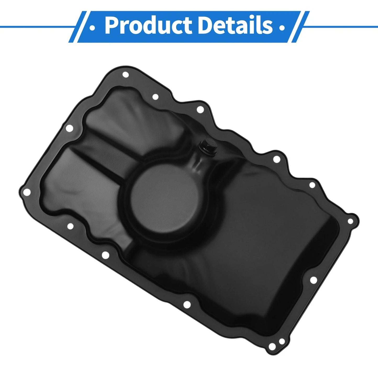 Engine Oil Pan for Ford Explorer 4.0L (1997-2010) - 1 x Iron Black