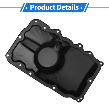 Engine Oil Pan for Ford Explorer 4.0L (1997-2010) - 1 x Iron Black