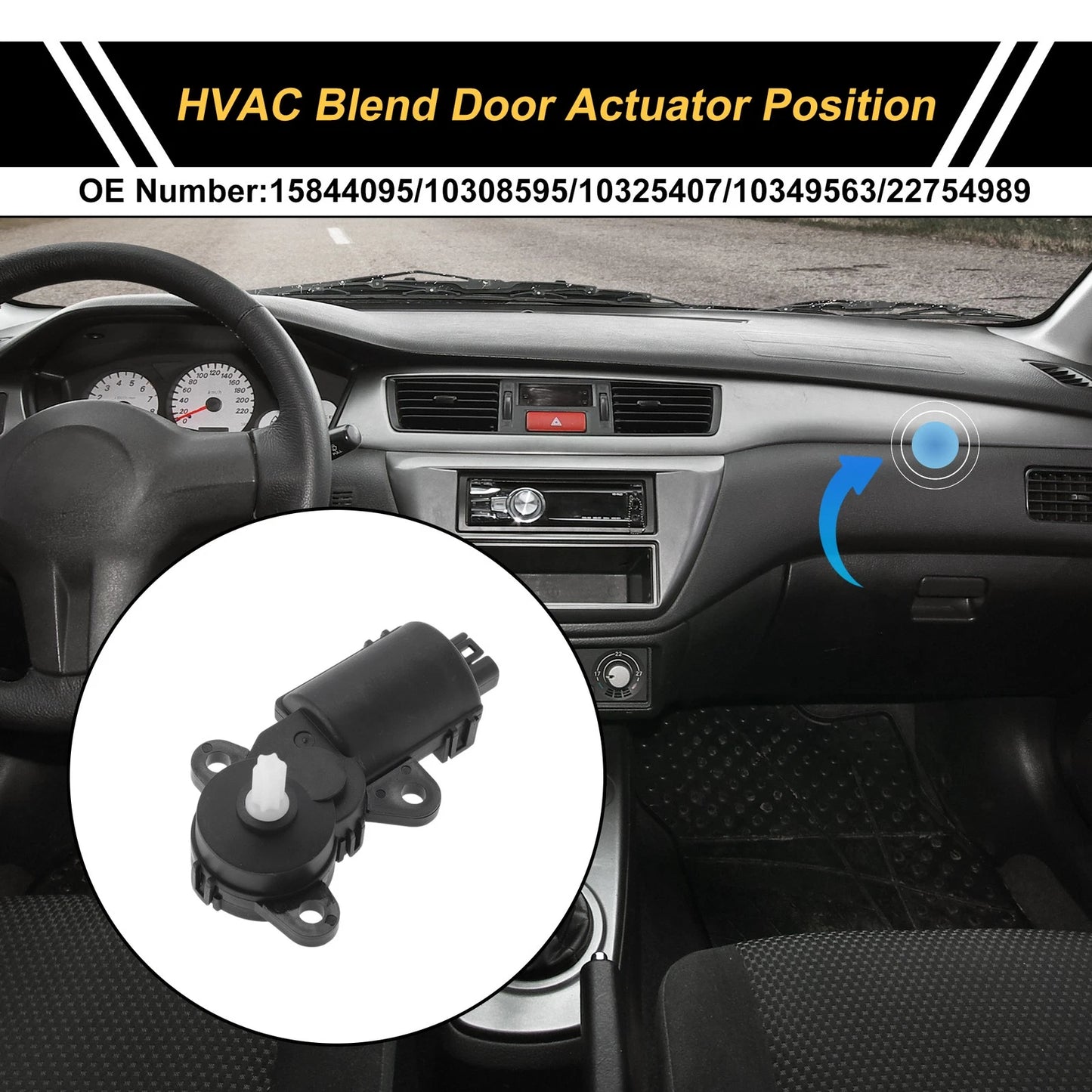 HVAC Heater Blend Door Actuator for Buick LaCrosse (2005–2009)