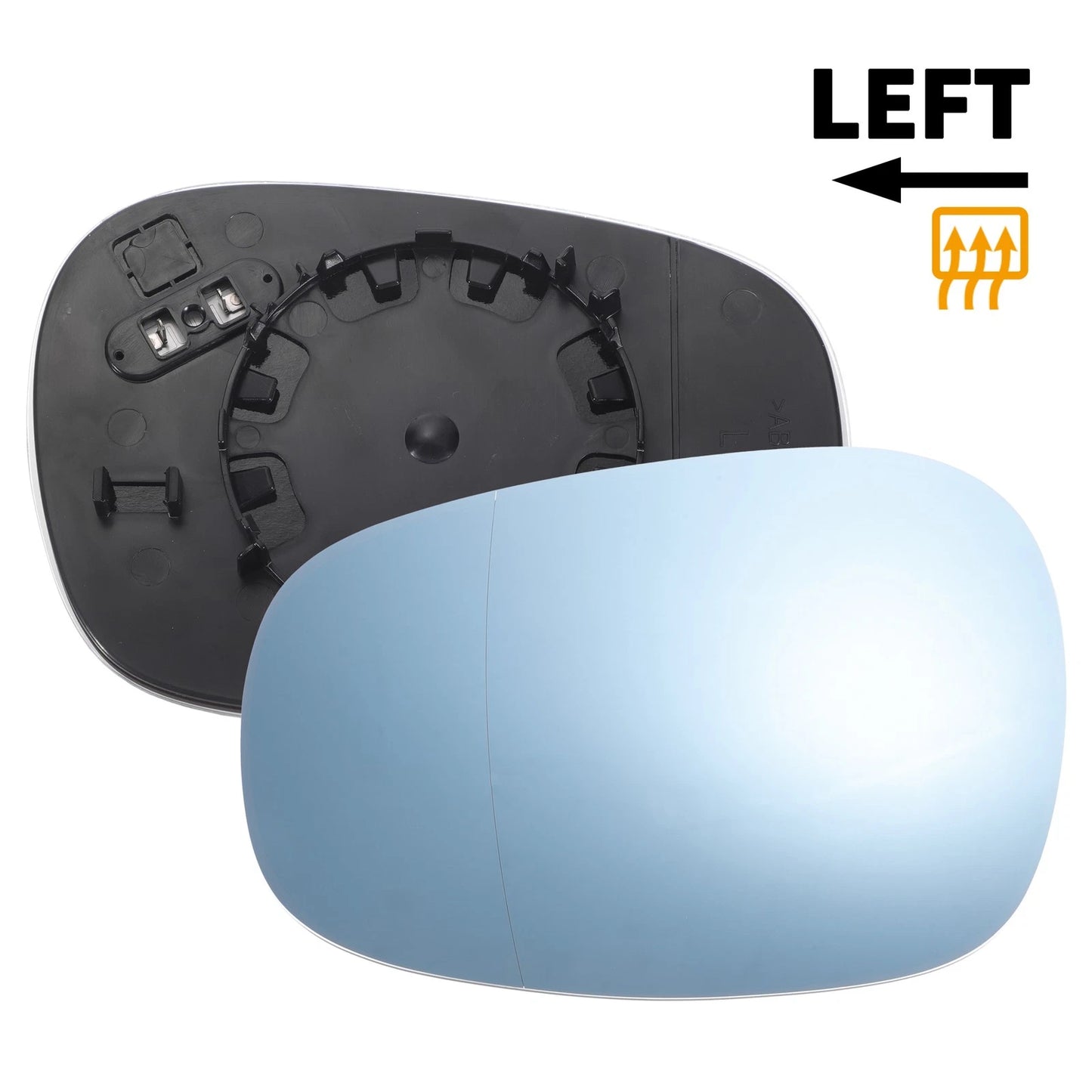 Left Side Heated Mirror Glass Blue for BMW 3 Series