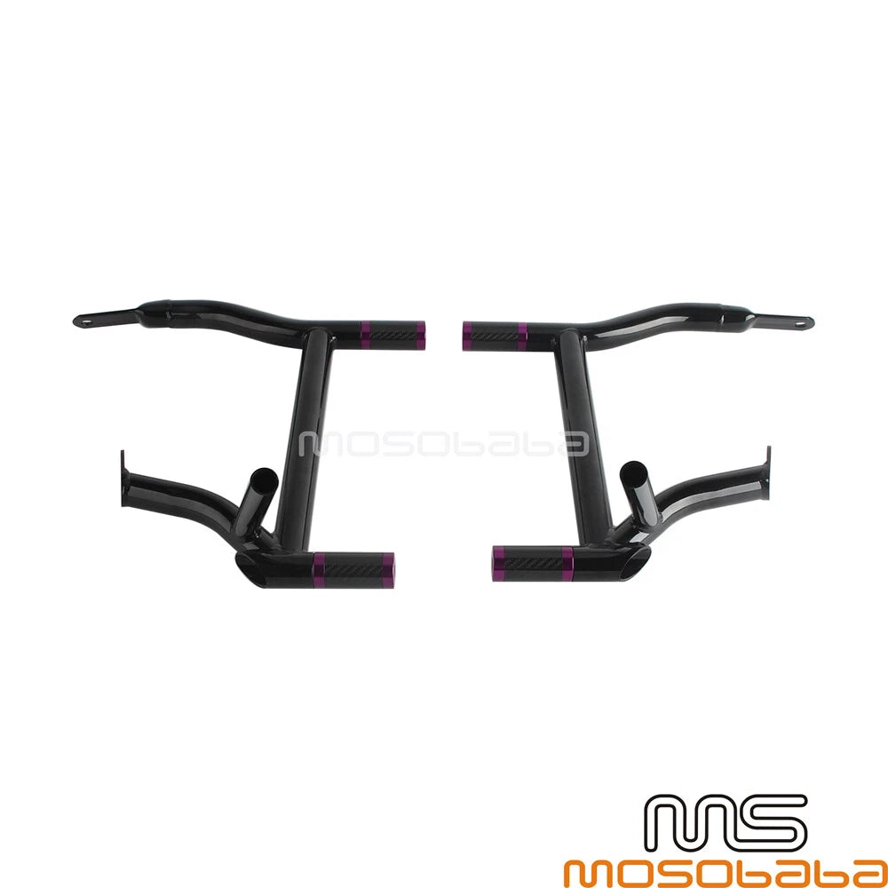 Saddlebag Guard Crash Bar & End Tube Sliders for Harley Road Glide (2015-2023)