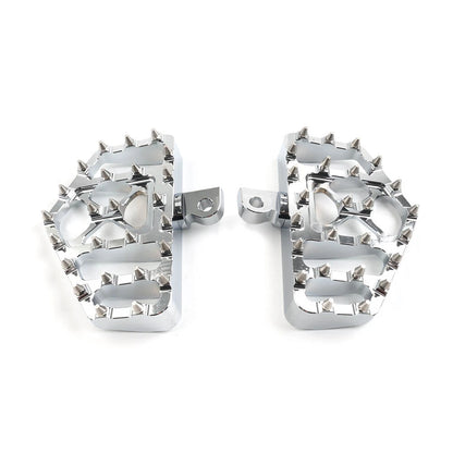 Wide MX Style Foot Pegs for Harley Touring Sportster Softail Dyna