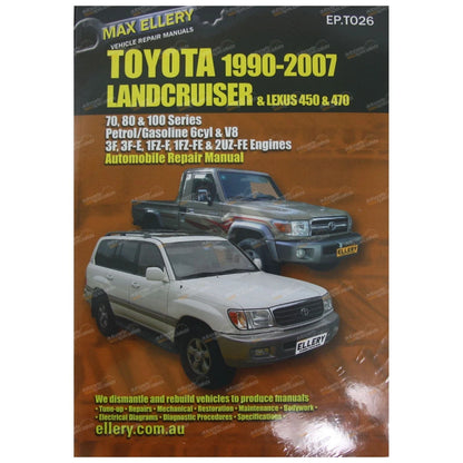 Workshop Repair Manual /  / Workshop Repair Manual for Toyota Landcruiser (1990–2007)