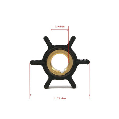 Water Pump Impeller Kit for Johnson/Evinrude 4-8HP Outboard (396644)