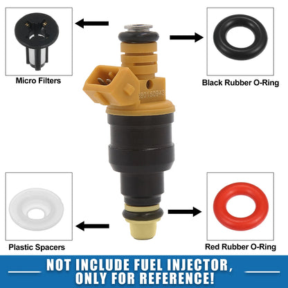 4 x Fuel Injector O-Rings Seals with Micro Filters for Suzuki GSXR1000 (05-06)