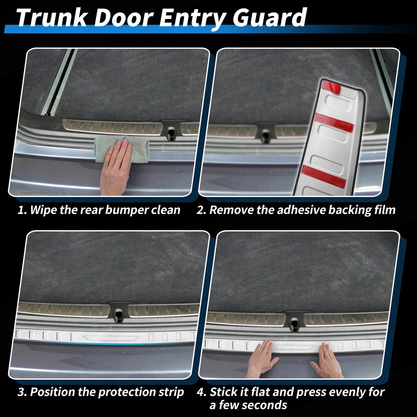 Rear Bumper Guard & Door Entry Guard for Chevrolet Equinox (2018-2024)