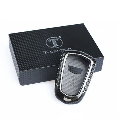 Key Cover Case for 2015-2023 Cadillac ATS CTS CT6 Carbon Fiber (2015-2023)