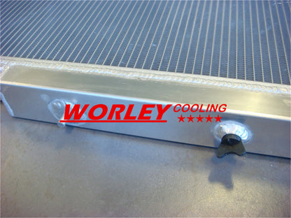 3 Row Aluminum Radiator + Fans for Nissan Patrol Y61 4.5L (1997 - Present)