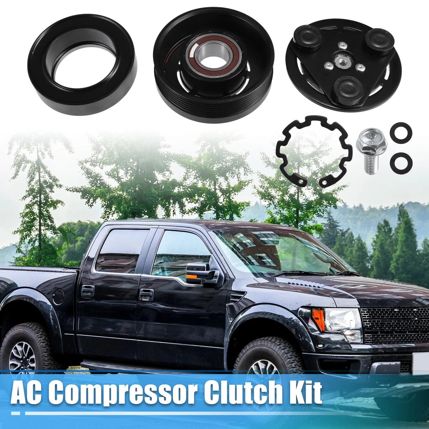 AC Compressor Clutch Kit for Ford F-150 (2004-2006) 8 Cyl 4.6L/5.4L