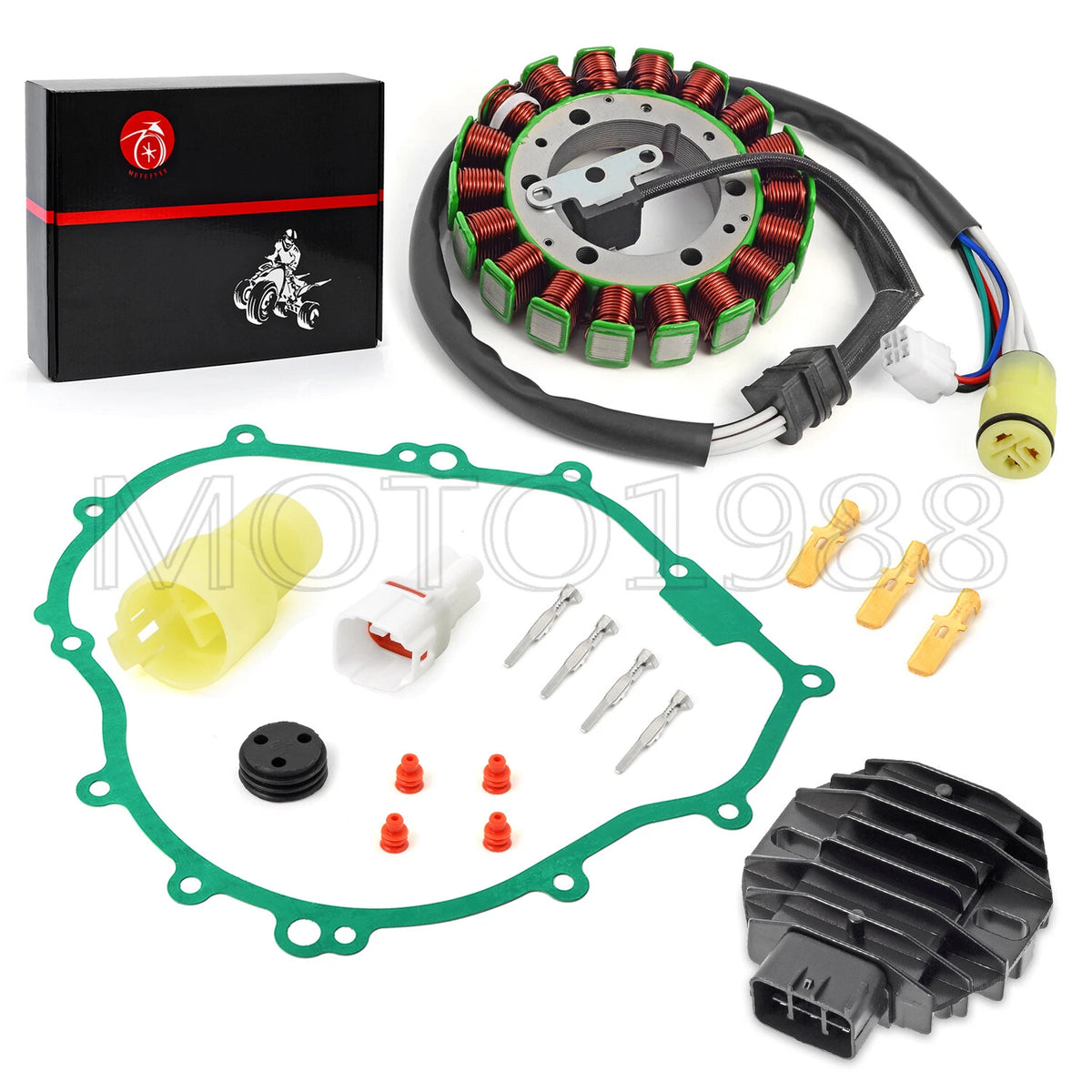 Stator/Reg Rectifier W/Gasket for Yamaha Bruin 350 YFM350BA (2004–2006)