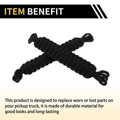 2 x Door Limiting Straps for Jeep Wrangler TJ JK JKU (2007-2018) Black