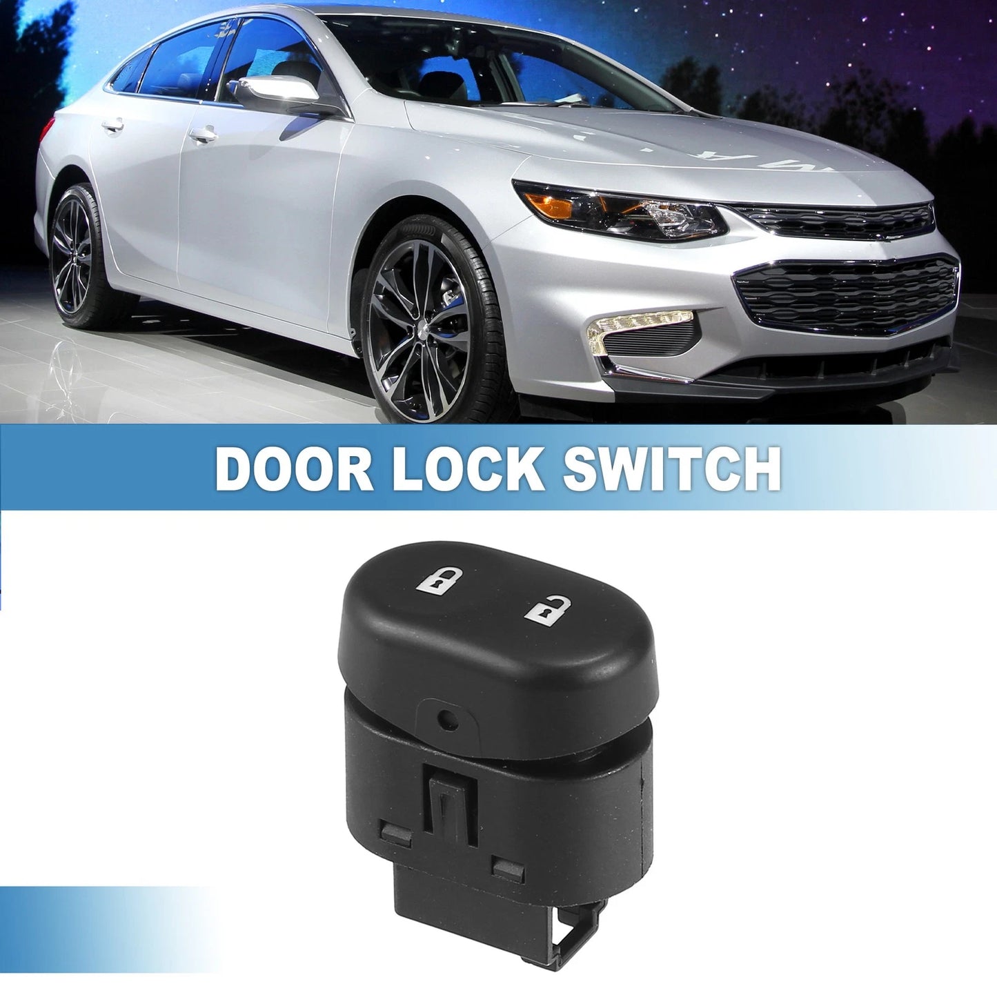 Door Lock Switch Front Right for Chevrolet Malibu 2008 (2008 - 2008)