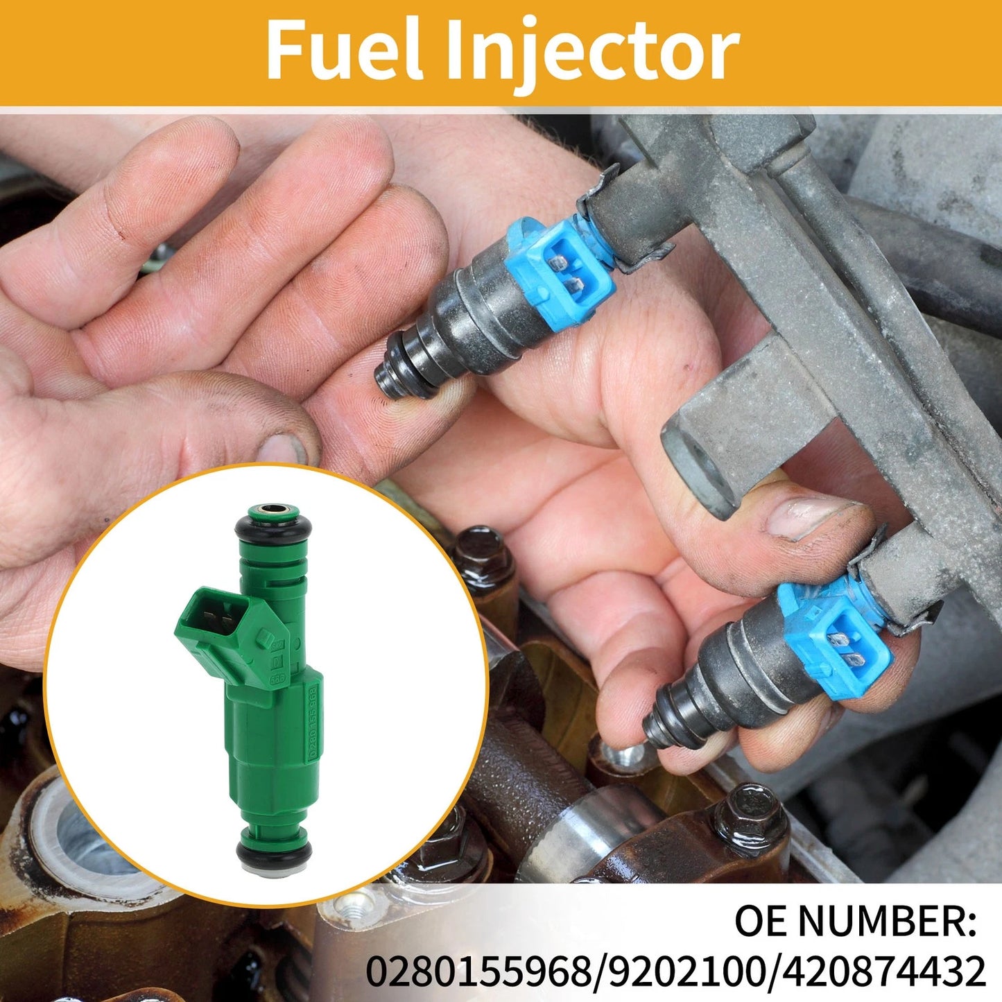 Fuel Injector 1 Pc for Volvo S60 2.5T (2004-2009)